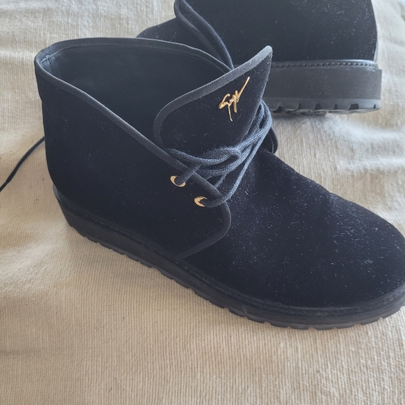 Giuseppe Zanotti black velvet boots 39 - Picture 4 of 5